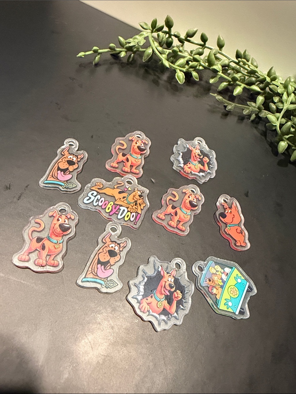 Acrylic Charms - Multicolor Scooby Designs 2 CM #8